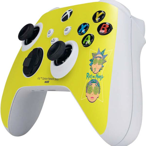 Adult Swim Rick and Morty Rick and Morty Portal Eyes Xbox Series S Controller Skin